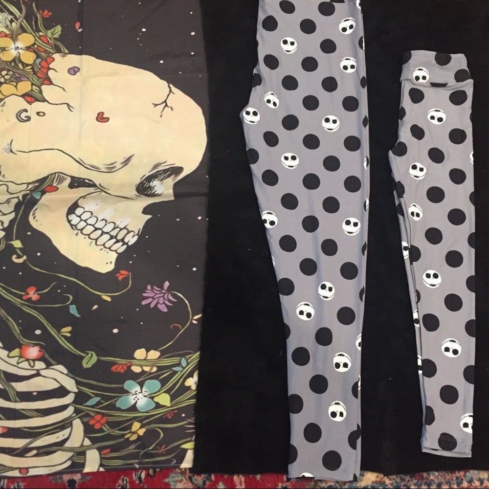2 NWT LulaRoe Nightmare Leggings (Sz TC2 & Tween) Leggings